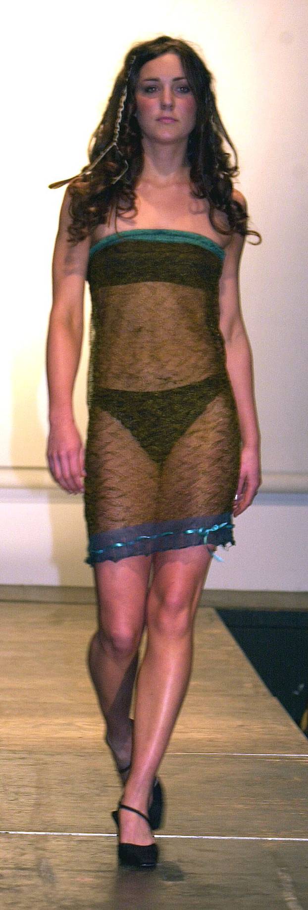 St Andrews University Charity Fashion Show, Scotland, Britain - 26 Mar 2002