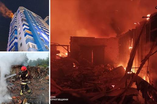 Najmanje petero mrtvih u udaru ruskih dronova: Među žrtvama je i dijete (1). Ima više ranjenih