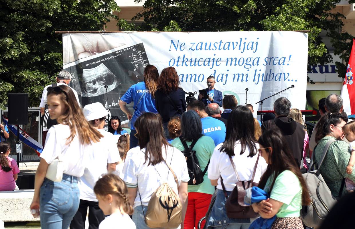 FOTO Hod za život u Varaždinu i po prvi put u Kninu i Metkoviću
