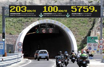 Divljak proletio kroz tunel Sveti Rok s čak 203 km/h