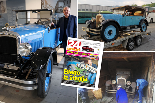 Najstariji auto u Hrvatskoj opet vozi: 'Restaurirali smo ga dan i noć, a svi dijelovi su originalni'
