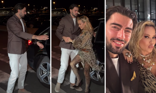 FOTO Nakon Toskane u Zadru! &Scaron;ime Elez kao pravi d&zcaron;entlmen do&ccaron;ekao svoju Maju &Scaron;uput