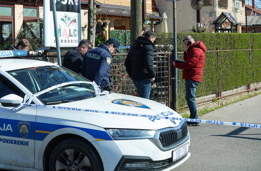 Zagreb: Policijski očevid u Dubravi gdje je jutros došlo do pucnjave