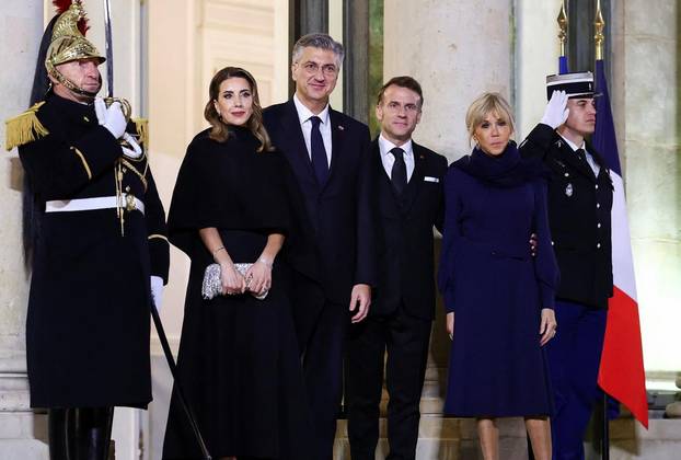 Croatia's Prime Minister Andrej Plenkovic visits Paris