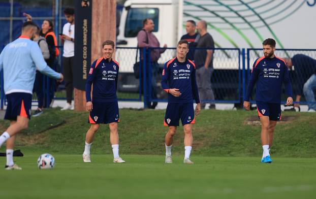 Zagreb: Trening nogometnih reprezentativaca uoči utakmice sa Škotskom