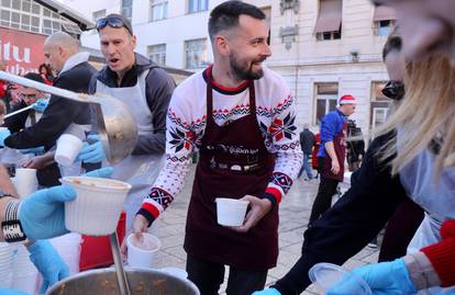 U Splitu građanima podijeljeno pet tisuća porcija bakalara i fritula