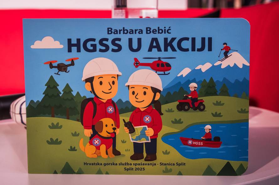 Slikovnica 'HGSS u akciji': Djeci smo pokazali gdje su opasnosti i tko će im tada pomoći