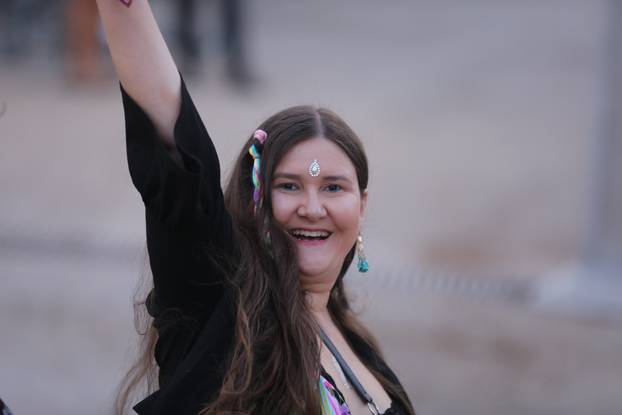 Split: Dolazak partijanera na drugu večer Ultra Europe festivala 2025.