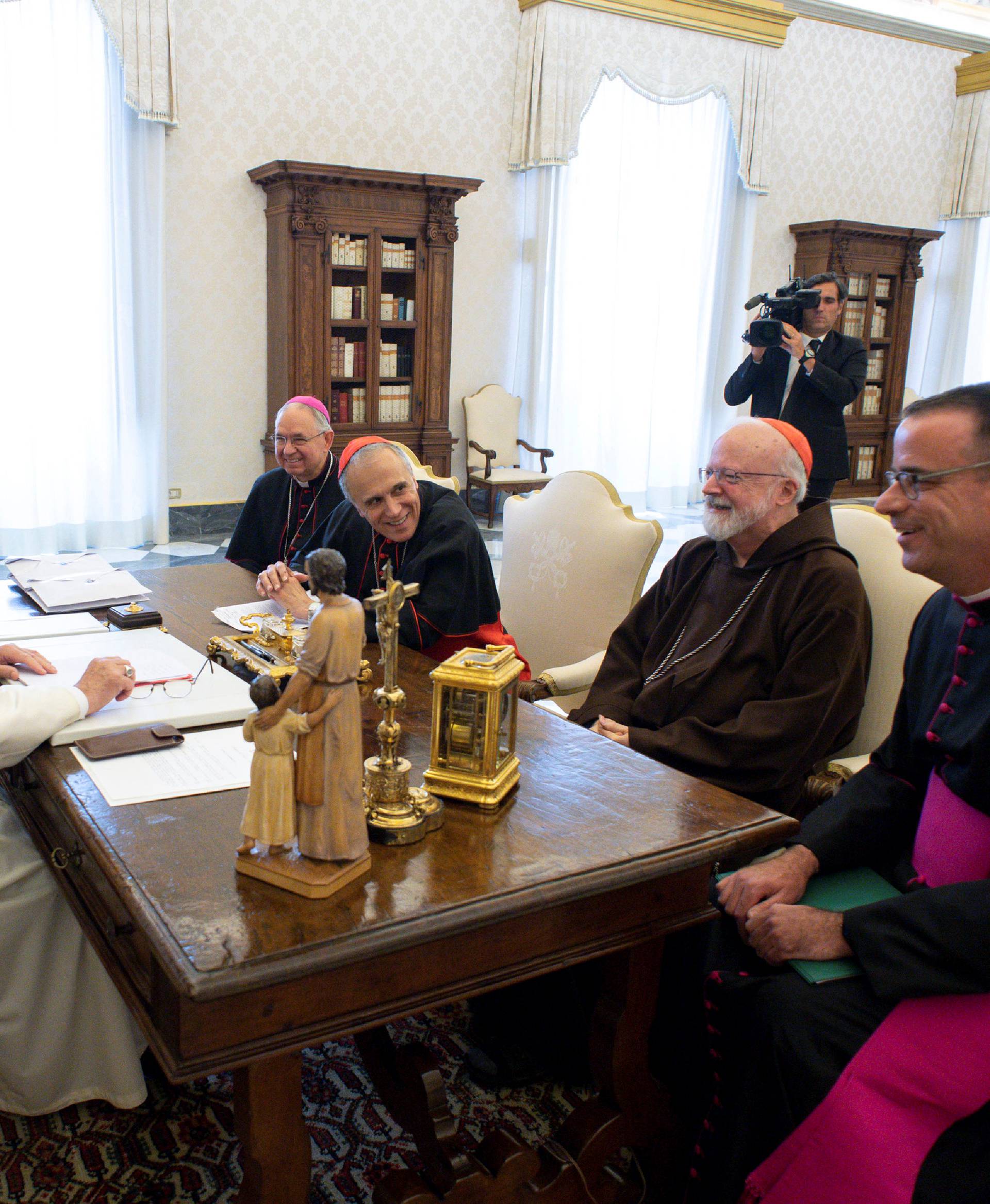 Pope Francis meets U.S. Catholic Church leaders at the Vatican