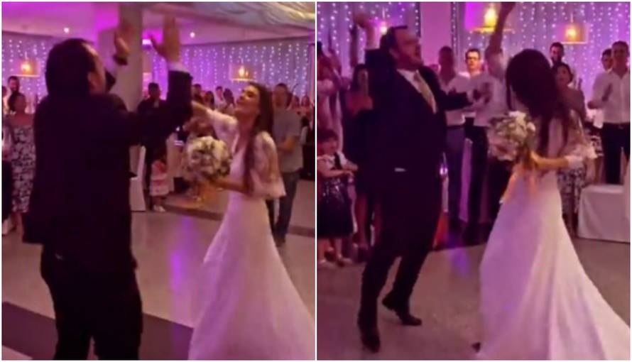 Siniša Vuco zapjevao na svadbi  kćeri Katarine u Sesvetama