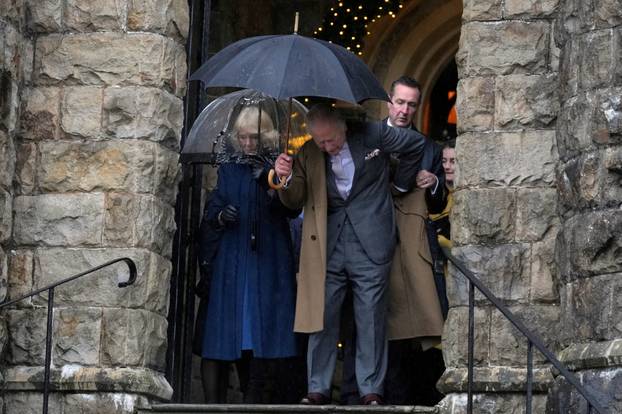 Britain's King Charles visits Wales