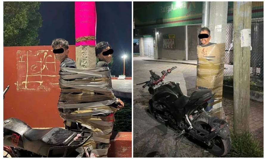 TRAŽI SE BATMAN Policija lovi osvetnika koji kradljivce motora veže za stup: 'Crta im i brkove'