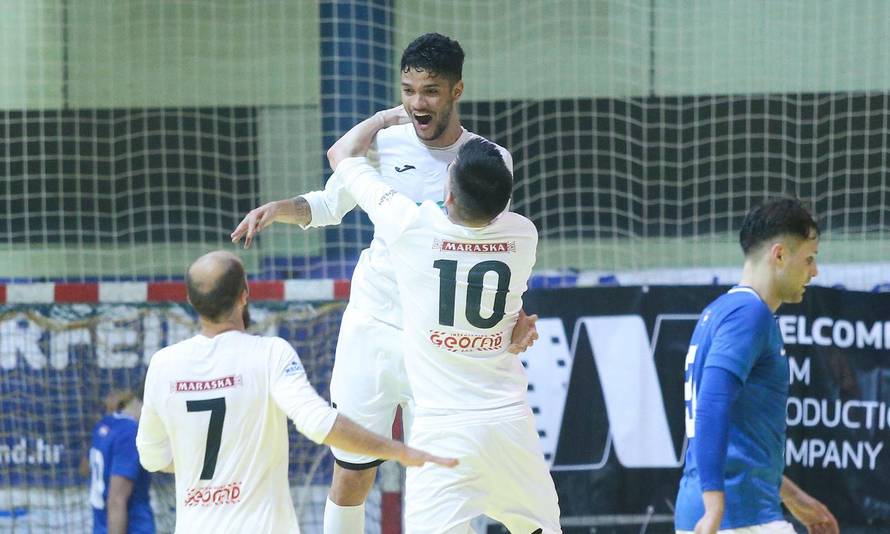 Zagreb: 1.HMNL, MNK Futsal Dinamo - Novo vrijeme