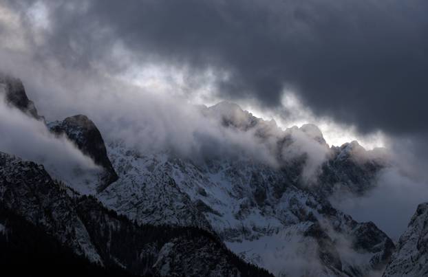 Cloudy Alps