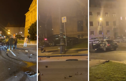Krš i lom kraj HNK Zagreb: Pod utjecajem alkohola prošao kroz crveno i zabio se u drugi auto