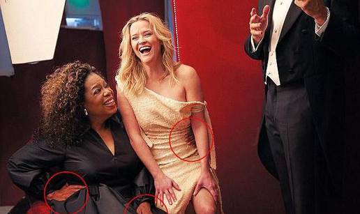 Kad Photoshop zakaže: Oprah ima tri ruke, a Reese tri noge