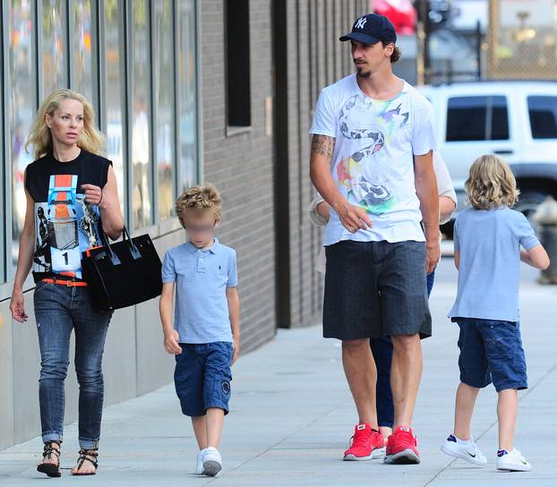 New York: Zlatan Ibrahimovi? uživa u odmoru s obitelji