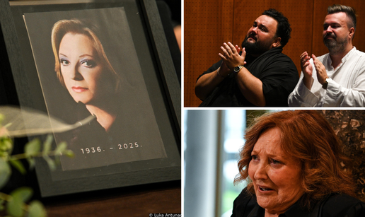 FOTO Zbogom, glasu generacija. Lisinski se u suzama oprostio od legendarne Gabi Novak...