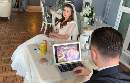 Postao hit: Mladoženja je ponio laptop na vjenčanje, igrao igrice