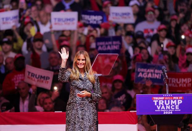 Rally for Republican presidential nominee and former U.S. President Donald Trump, in New York