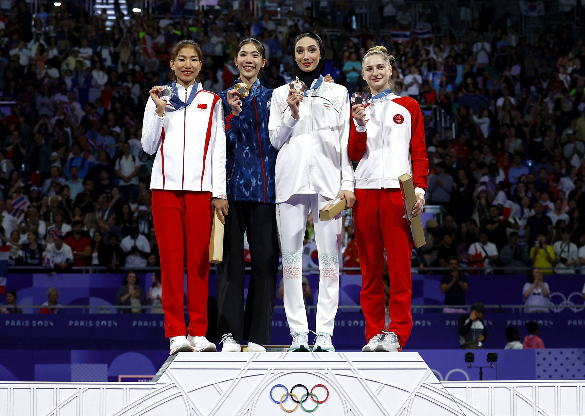 Taekwondo - Women -49kg Victory Ceremony