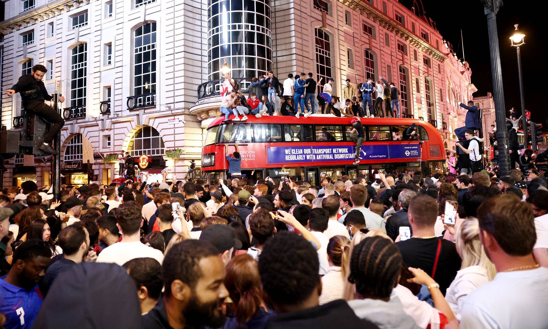 Euro 2020 - Fans gather for England v Denmark