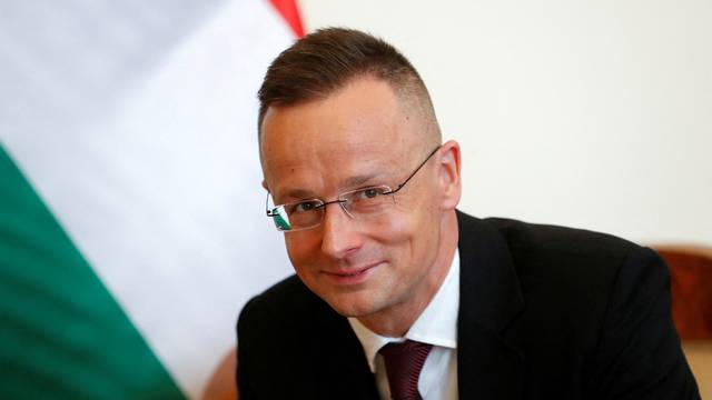 FILE PHOTO: Hungarian Foreign Minister Peter Szijjarto attends a meeting in Budapest.