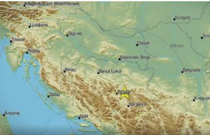 Potres jačine 3,1 u BiH