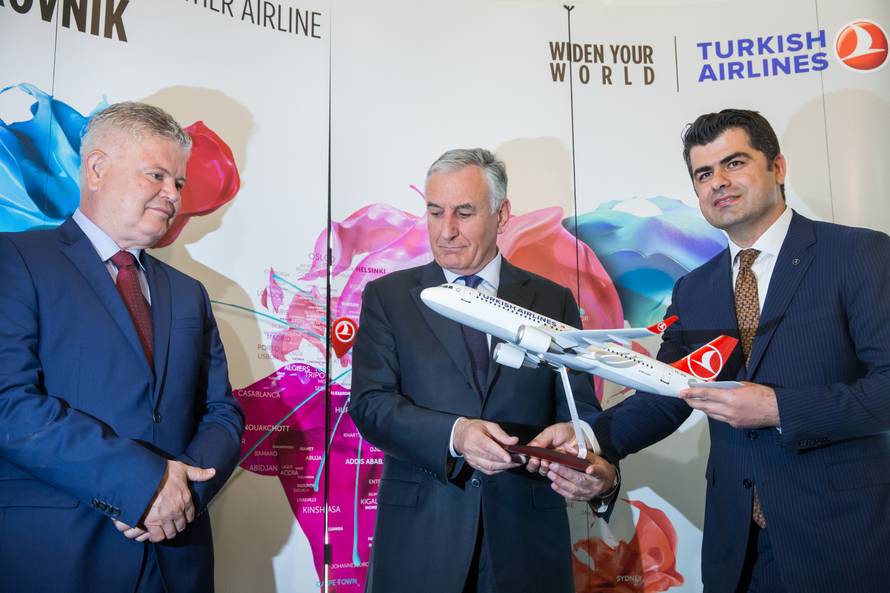 U Dubrovnik je stigao prvi zrakoplov Turkish Airlinesa