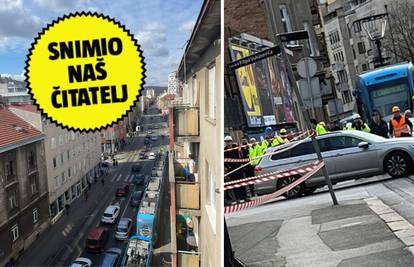 Urušio se dio zgrade u Zagrebu: Prijeti daljnje urušavanje, ZET preusmjerio tramvajski promet