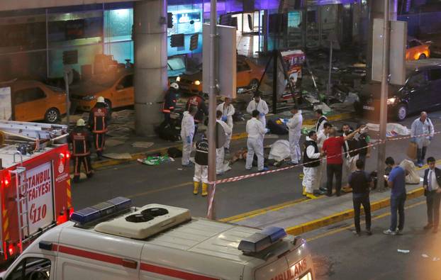 Forensic experts work outside Turkey