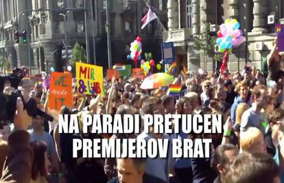 Brat srbijanskog premijera Vučića dobio batina na gay paradi