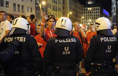 Austrijska policija uhitila 18 navijača nakon utakmice