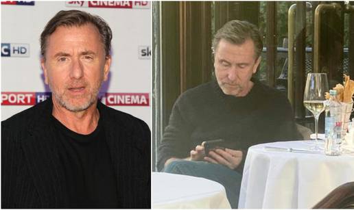 Tim Roth stigao je u Hrvatsku pa se opustio uz vino i mobitel