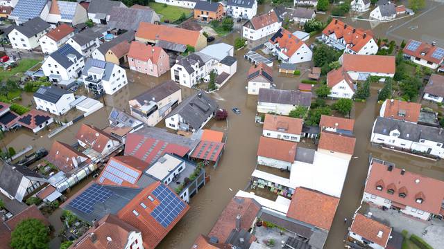 Floods in Bavaria - Reichertshofen