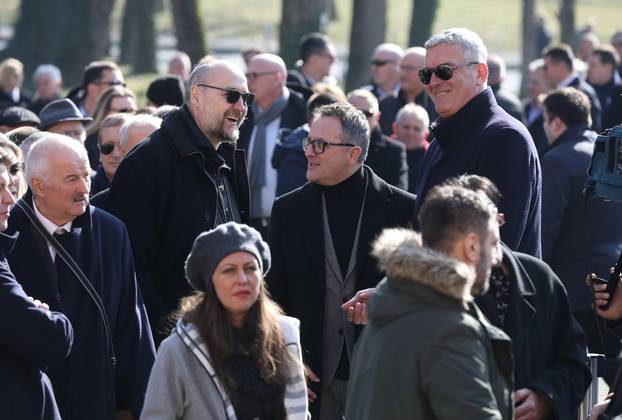 Zagreb: Odavanje počasti Miroslavu Ćiri Blaževiću na Mirogoju