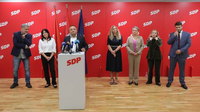 Zagreb: Konferencija za medije SDP-a