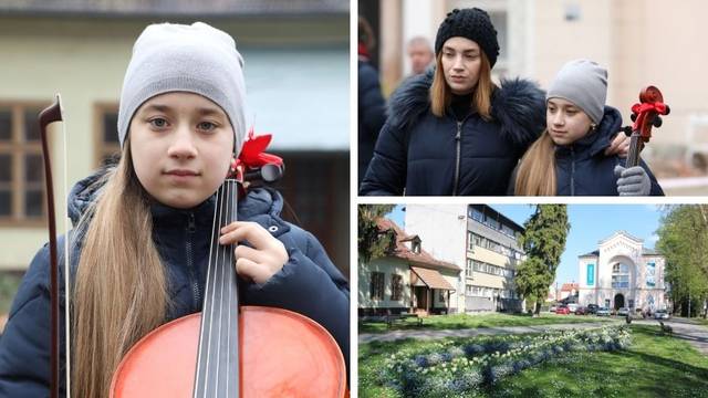 Tužna djevojčica: Nemam gdje svirati, škola nam je stradala...