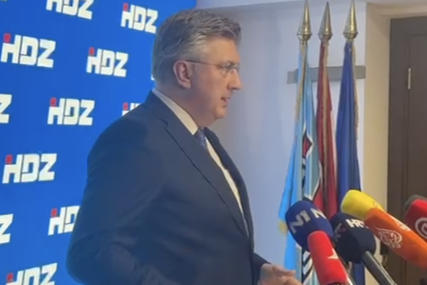 Izjava premijera Andreja Plenkovića