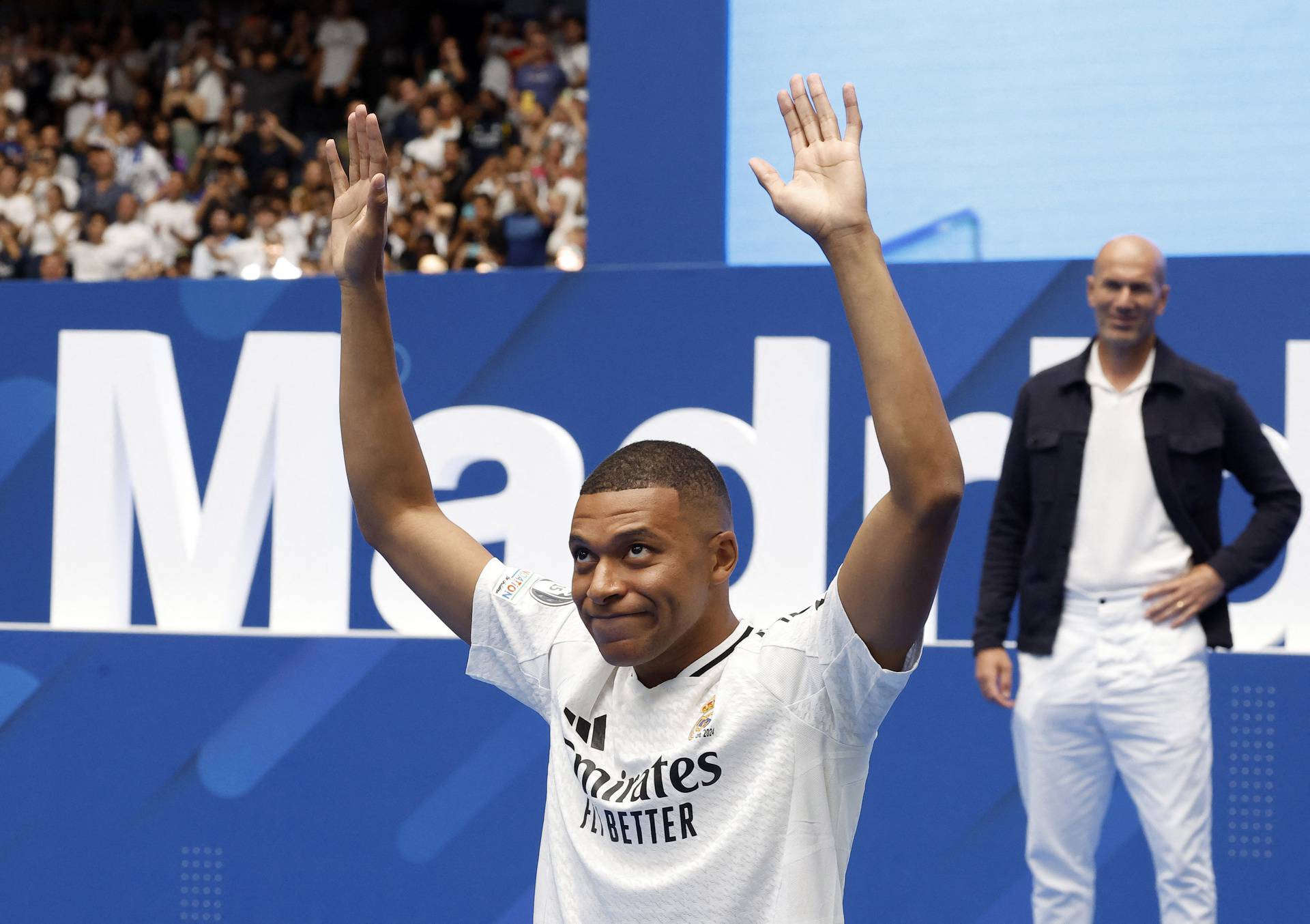 Real Madrid unveil Kylian Mbappe