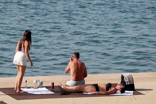 Zadar:  Jesensko prijepodne u Zadru na ugodna 22 stupnja