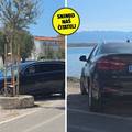 FOTO Parkirali BMW i Audi na plaži na Viru: Gospoda sigurno tako rade u Sloveniji i Austriji