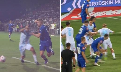 VIDEO Sporni trenuci derbija: Dinamovci tražili penal, Riječani i Đalović divljali na ovu odluku