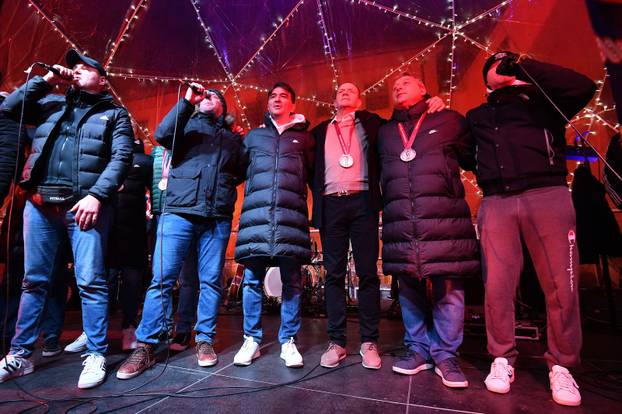 Varaždin: Zlatko Dalić stigao među obožavatelje na Kapucinskom trgu