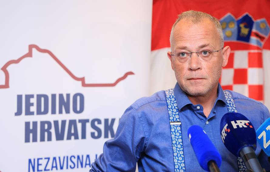 Zagreb: Zlatko Hasanbegović obratio se medijima u izbornom stožeru Tomislava Jonjića
