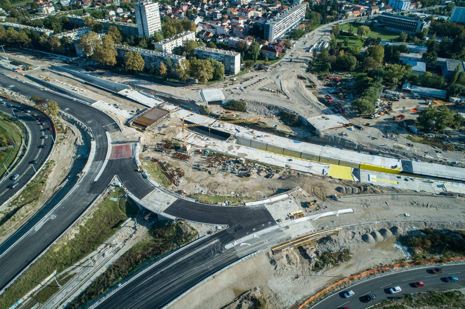 Fotografije iz zraka: Polako se vide obrisi zagrebačkog rotora