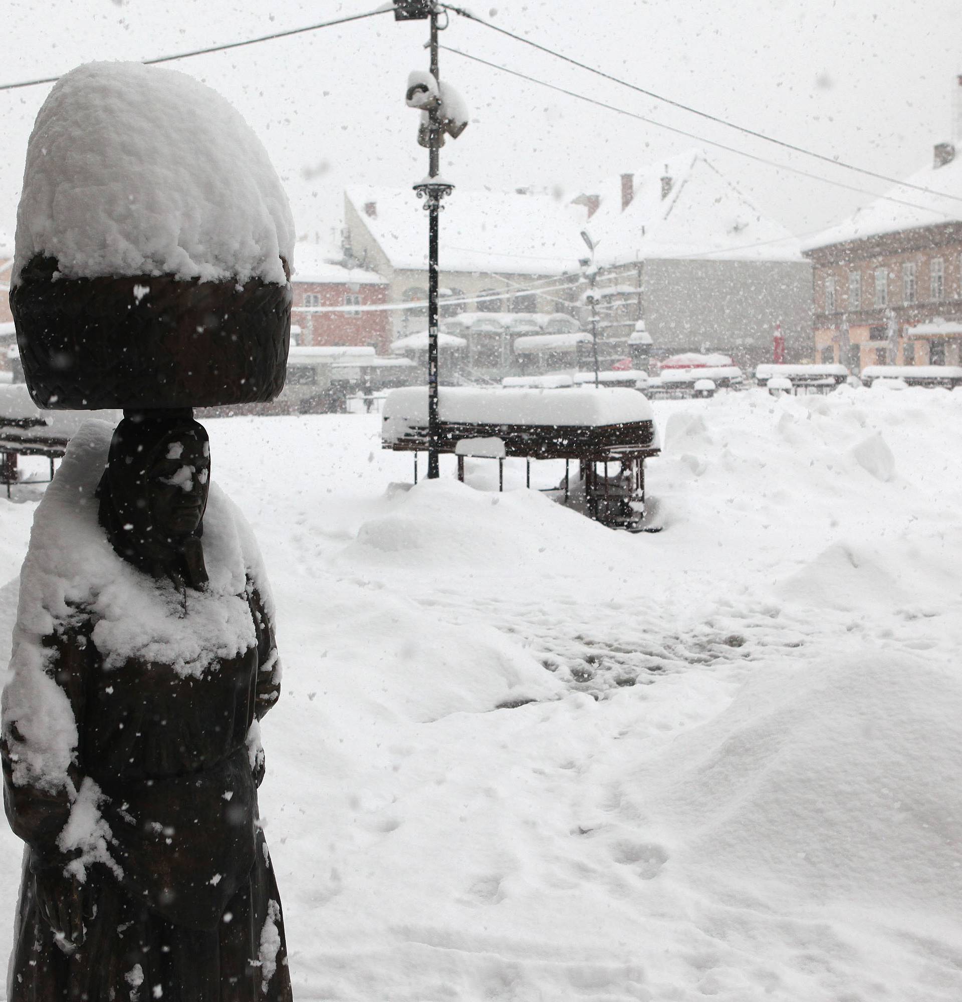 Objavili kad će snijeg, a ovako je Zagreb izgledao 14.1.2013.