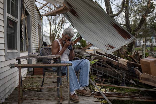 Aftermath of Hurricane Ida in Louisiana