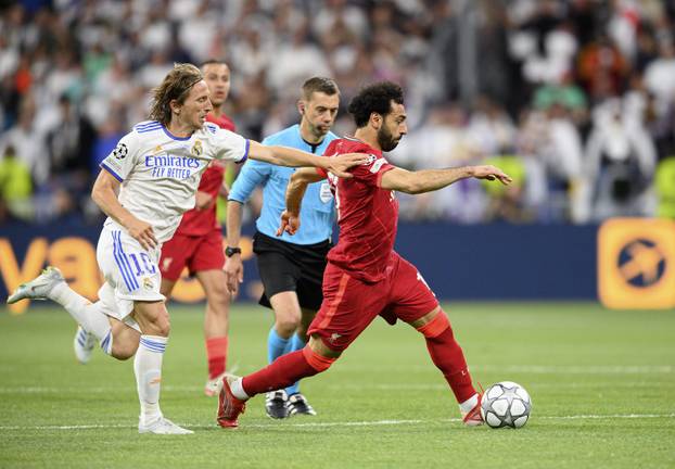 Soccer Champions League Final 2022/ Liverpool FC - Real Madrid 0:1.