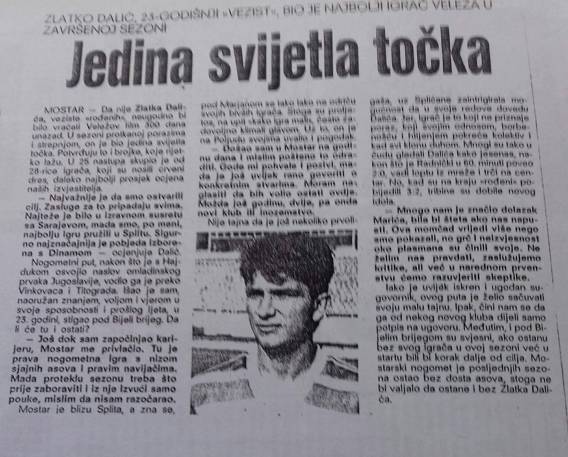 Branio je Livno u ratu, sanja o svjetskom naslovu i - Hajduku